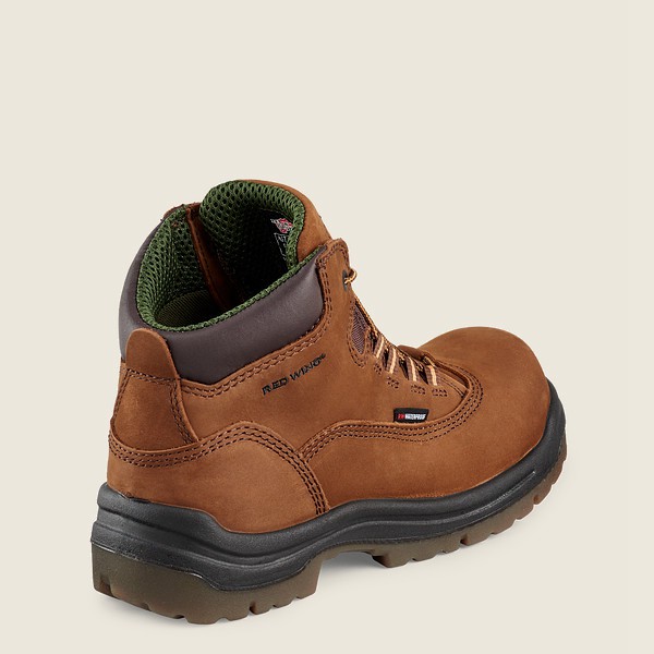 Red Wing Iş Botu Bayan - King Toe® - 5-Inch Waterproof Safety Toe - Kahverengi - 85QBTAUKL